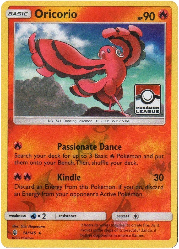 Image for Oricorio - 14/145 (Pokemon League) (014/145) (League & Championship Cards) - Pokemon