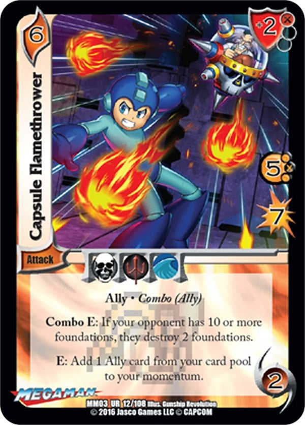 Capsule Flamethrower (12) [MM02] - UniVersus Single