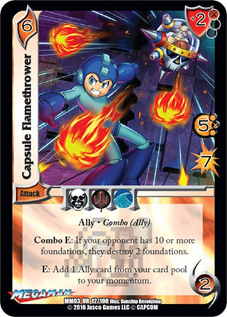 Capsule Flamethrower (12) [MM02] - UniVersus Single