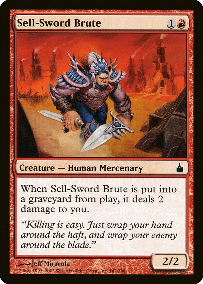 Sell-Sword Brute (142) [RAV] - MTG Single