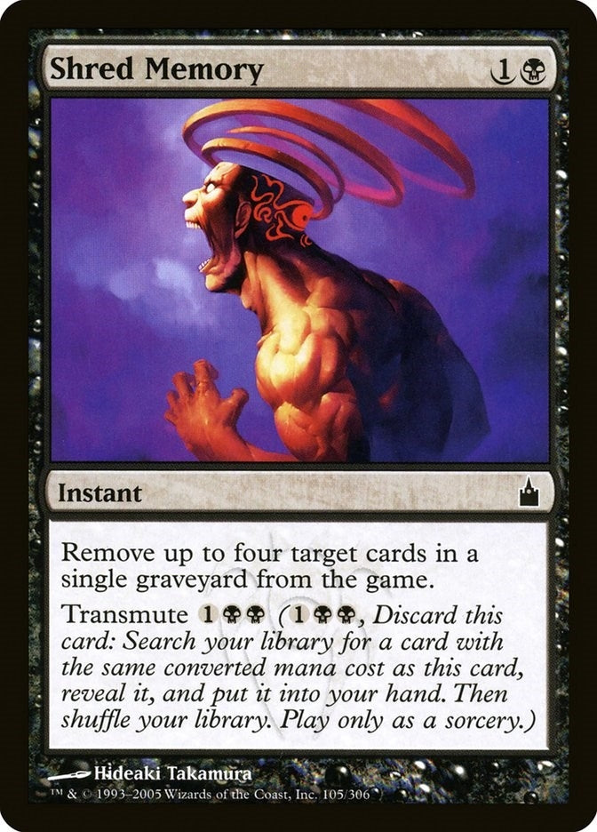 Shred Memory (105) [RAV] - MTG Single
