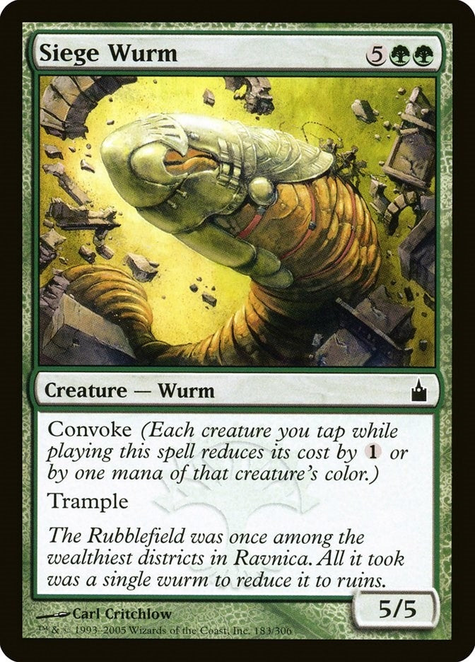 Siege Wurm (183) [RAV] - MTG Single