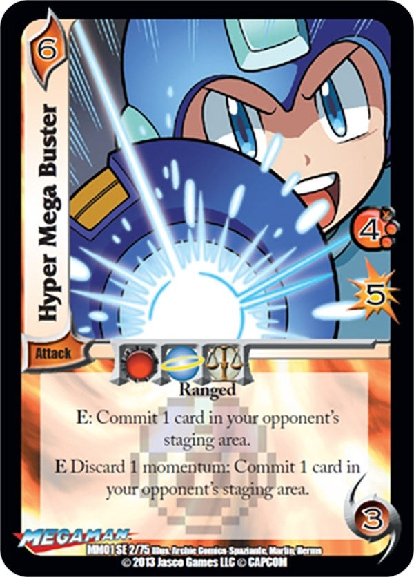 Hyper Mega Buster (2) [MM01] - UniVersus Single