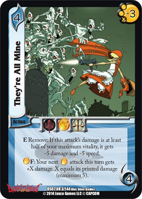 Image for They're All Mine (3) (Darkstalkers: Warriors of the Night) - UniVersus