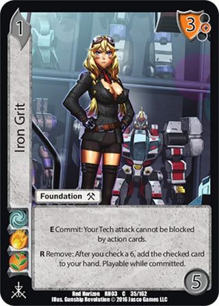Iron Grit (35) [RH03] - UniVersus Single