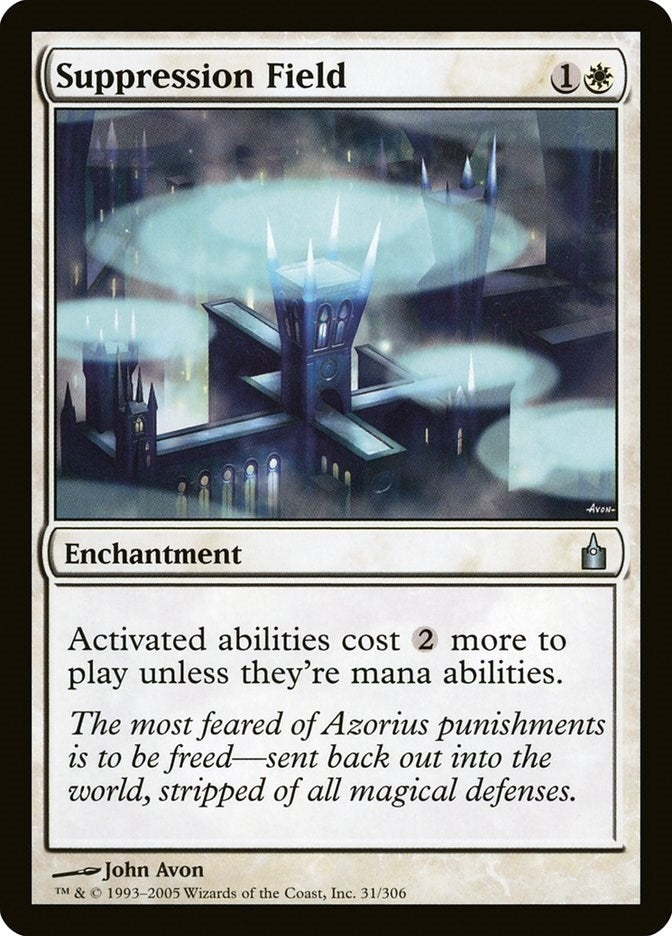 Suppression Field (31) [RAV] - MTG Single