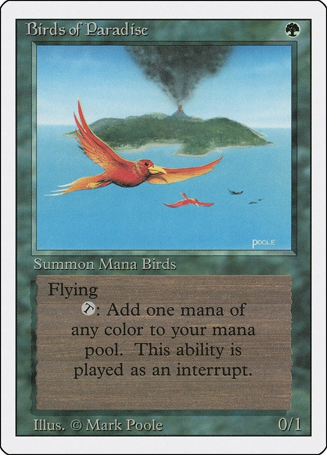 Birds of Paradise [3ED] - MTG Single