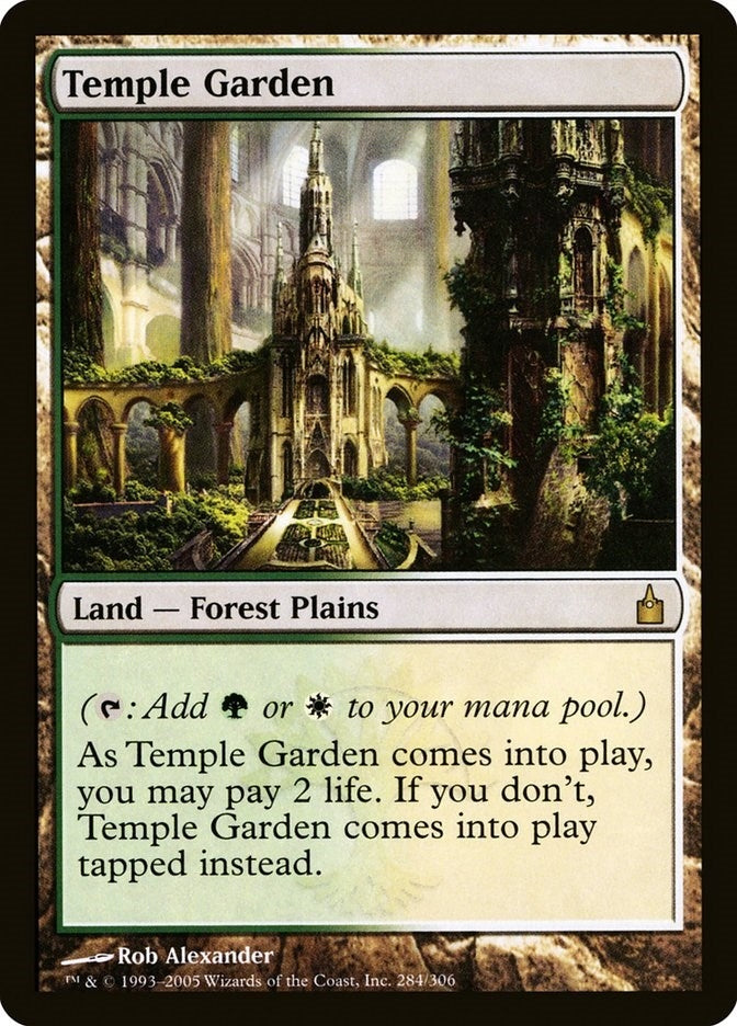 Temple Garden (284) [RAV] - MTG Single