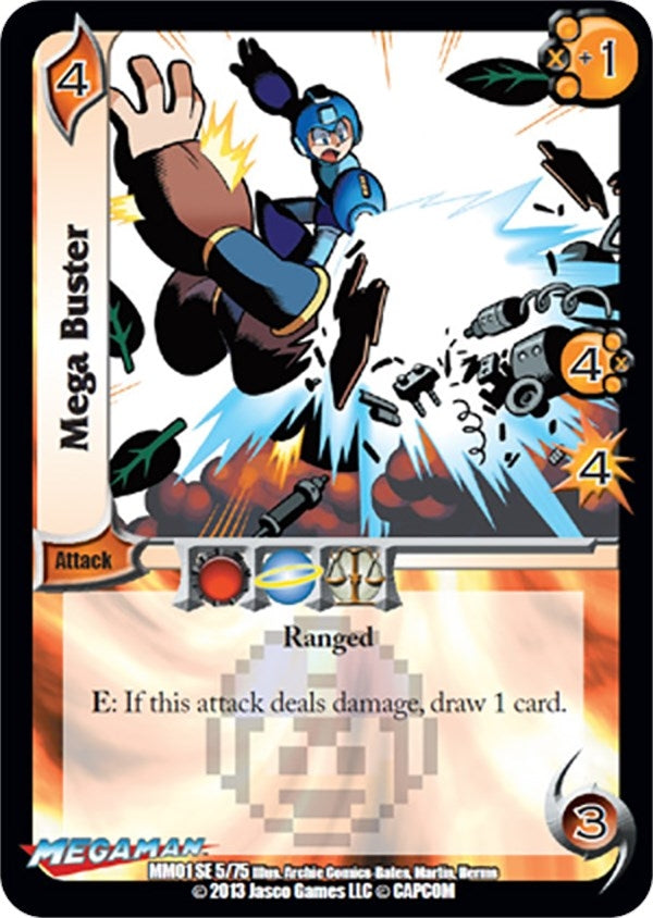 Mega Buster (5) [MM01] - UniVersus Single