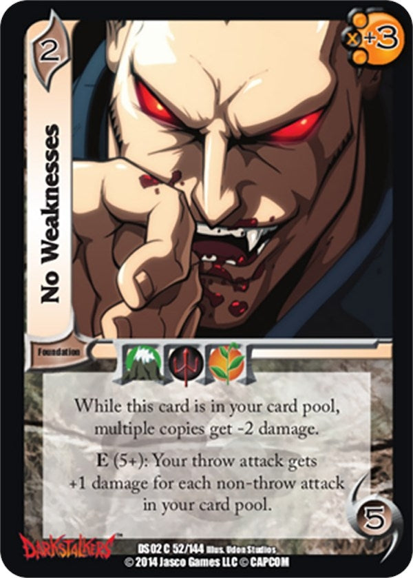 No Weaknesses (52) [DS02] - UniVersus Single