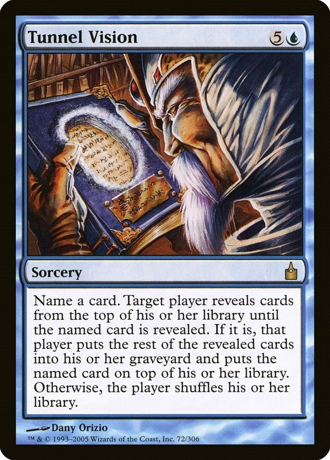 Tunnel Vision (72) [RAV] - MTG Single