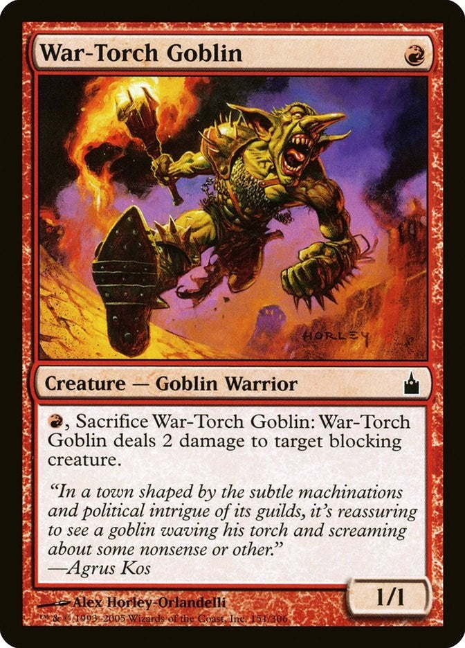 War-Torch Goblin (151) [RAV] - MTG Single