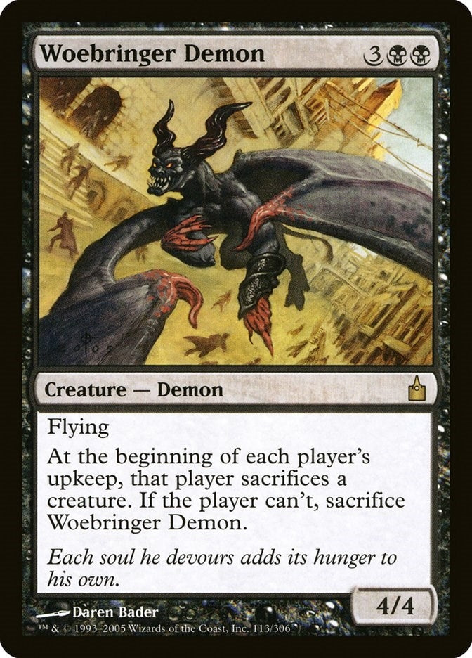 Woebringer Demon (113) [RAV] - MTG Single