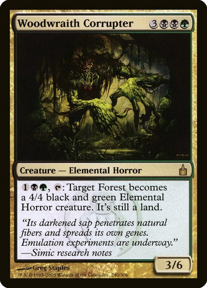Woodwraith Corrupter (240) [RAV] - MTG Single