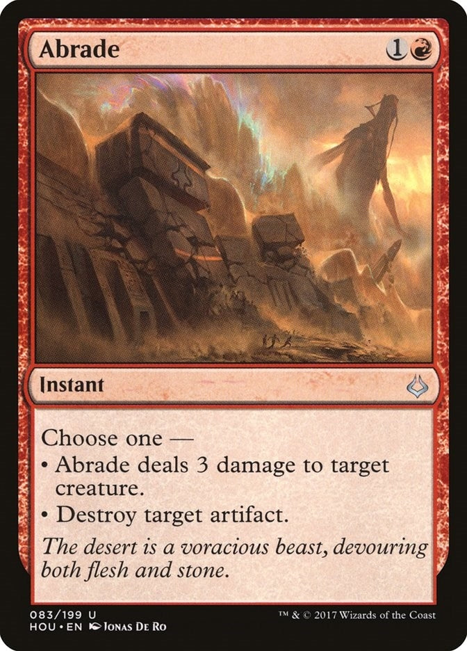Abrade (83) [HOU] - MTG Single