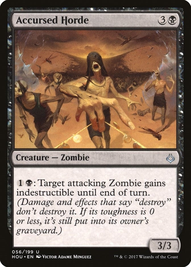 Accursed Horde (56) [HOU] - MTG Single