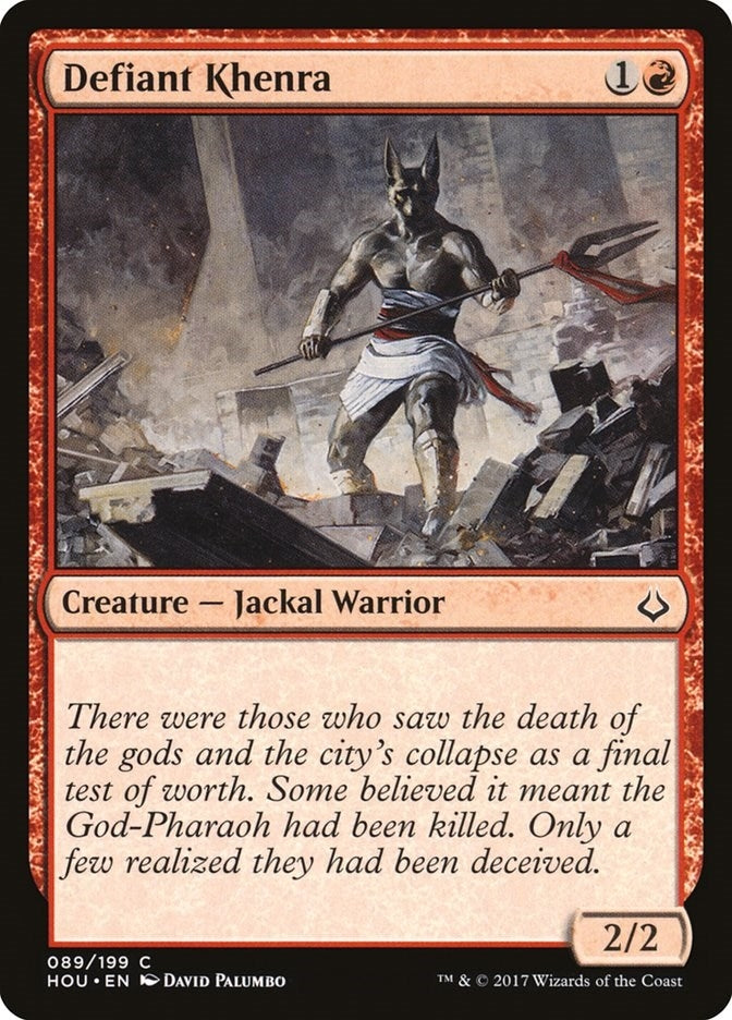 Defiant Khenra (89) [HOU] - MTG Single