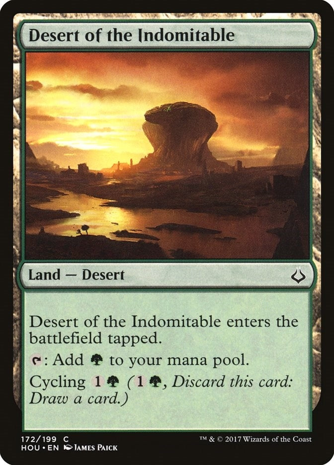 Desert of the Indomitable (172) [HOU] - MTG Single