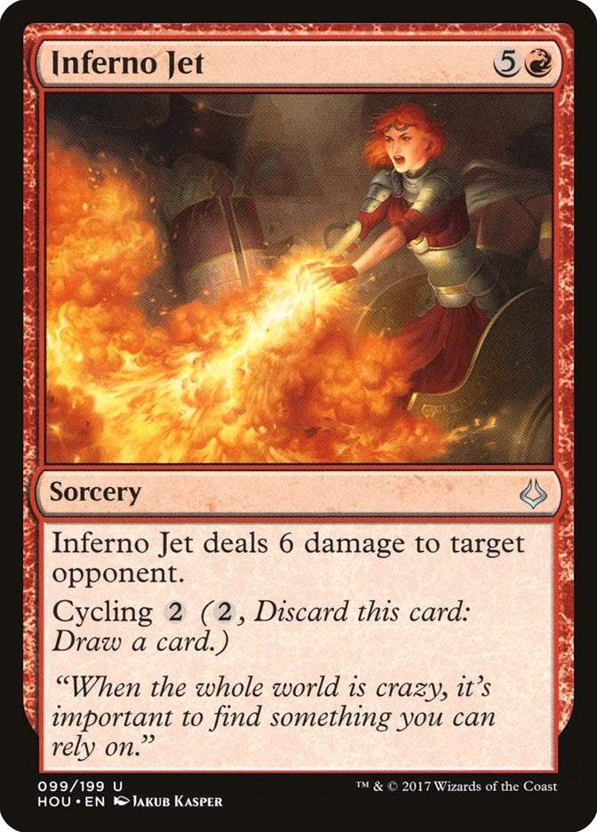 Inferno Jet (99) [HOU] - MTG Single