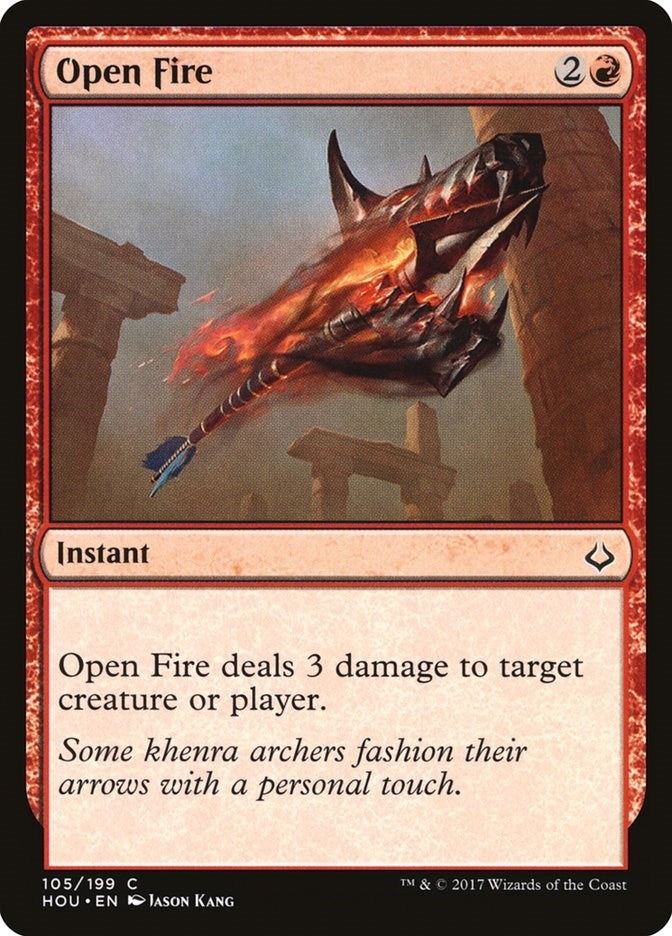 Open Fire (105) [HOU] - MTG Single
