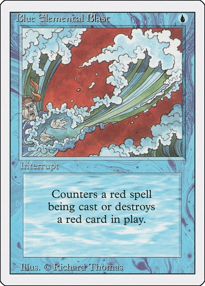 Blue Elemental Blast [3ED] - MTG Single