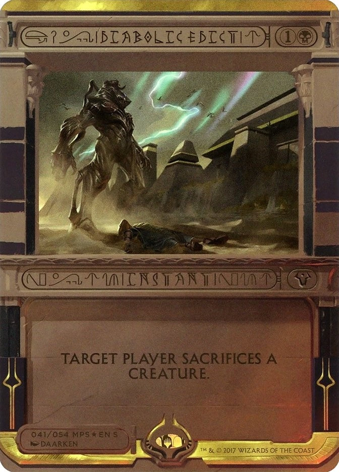 Diabolic Edict (41) [MPS2] - MTG Single