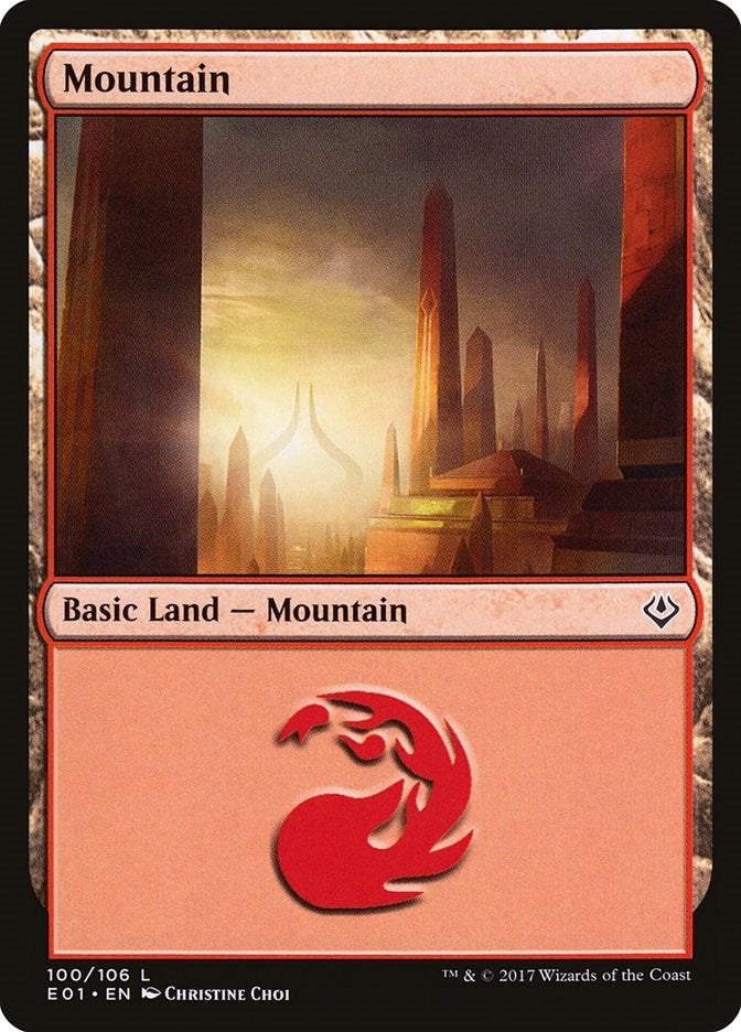 Mountain (100) (100) [AC2] - MTG Single