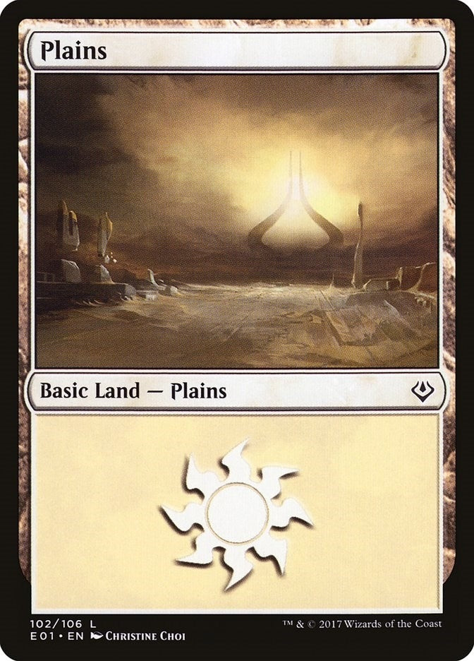 Plains (102) (102) [AC2] - MTG Single