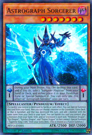 Astrograph Sorcerer (1) (PEVO) - YuGiOh Single