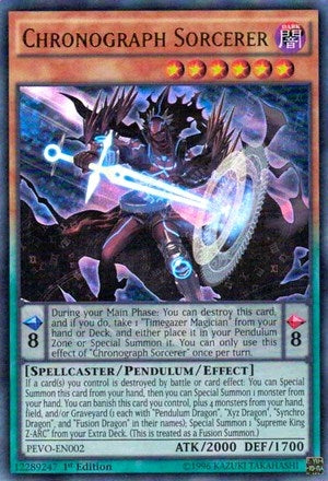 Chronograph Sorcerer (2) (PEVO) - YuGiOh Single