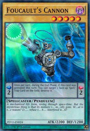 Foucault’s Cannon (24) (PEVO) - YuGiOh Single