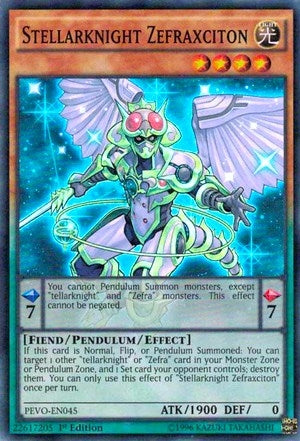 Stellarknight Zefraxciton (45) (PEVO) - YuGiOh Single