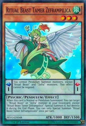 Ritual Beast Tamer Zeframpilica (48) (PEVO) - YuGiOh Single