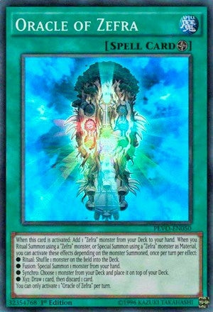 Oracle of Zefra (50) (PEVO) - YuGiOh Single