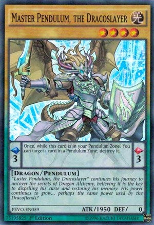 Master Pendulum the Dracoslayer (59) (PEVO) - YuGiOh Single