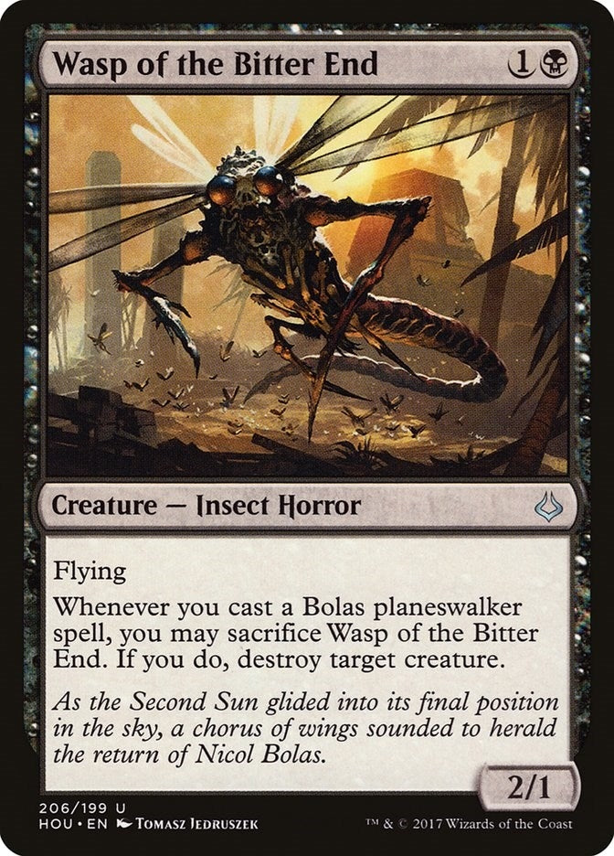 Wasp of the Bitter End (206) [HOU] - MTG Single