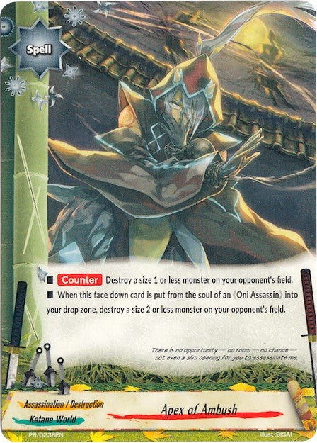 Apex of Ambush (238) [PR] - Future Card BuddyFight Single