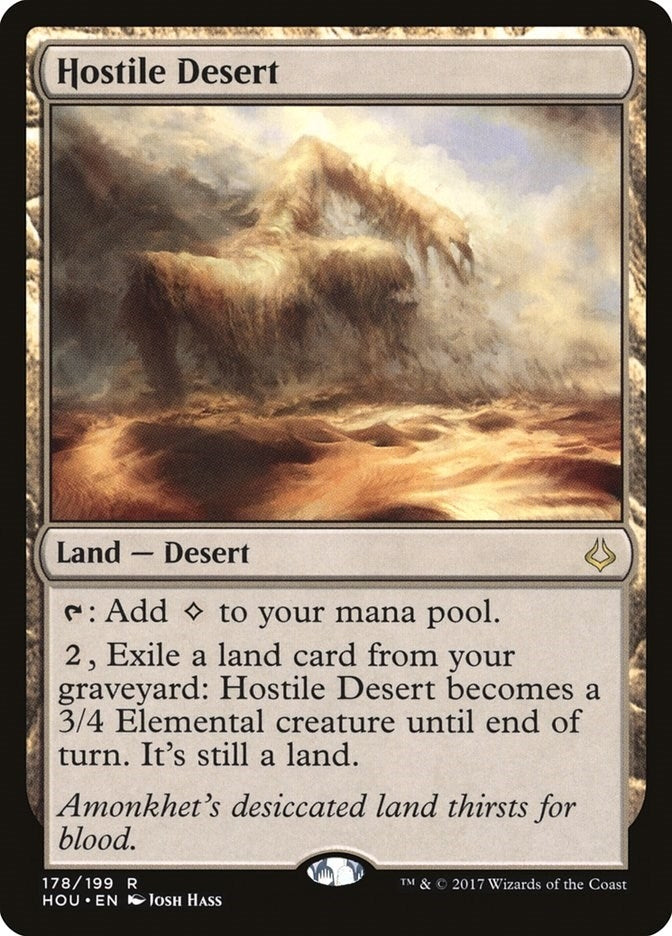 Hostile Desert (178) [HOU] - MTG Single