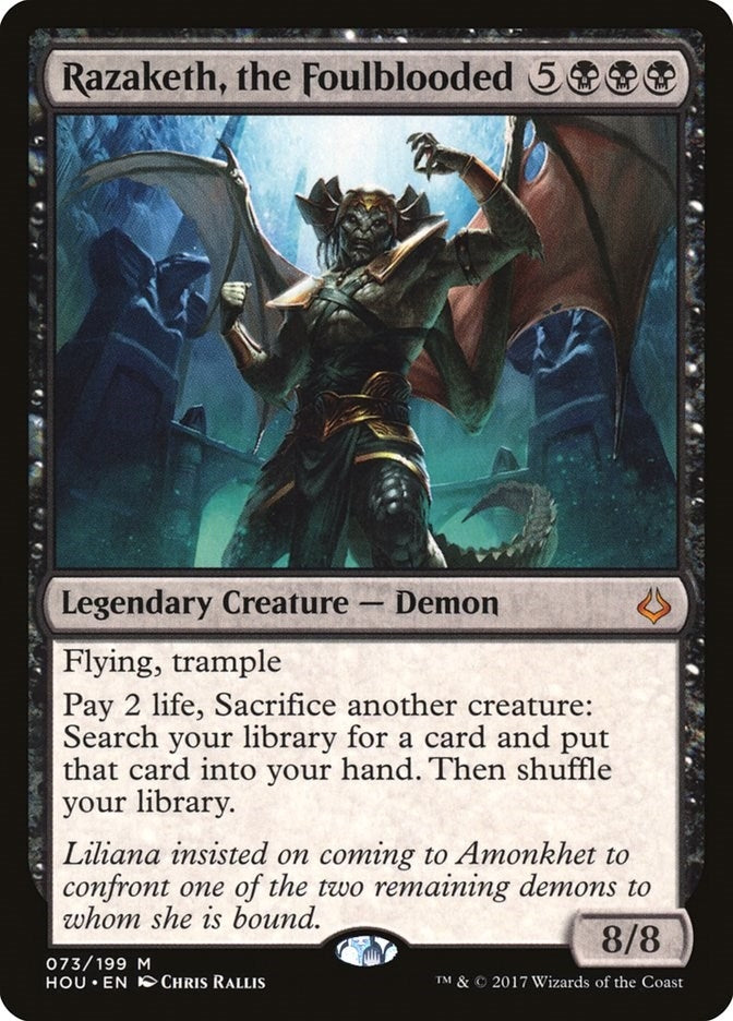 Razaketh the Foulblooded (73) [HOU] - MTG Single
