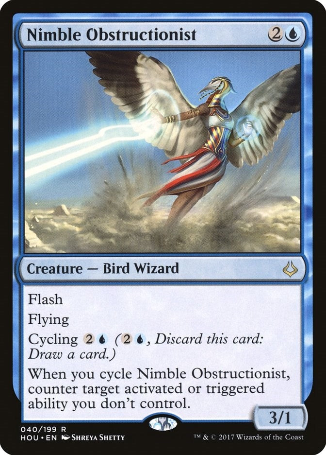 Nimble Obstructionist (40) [HOU] - MTG Single