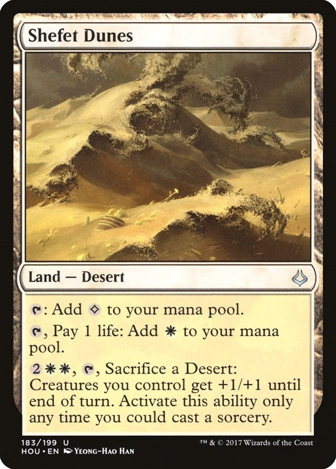 Shefet Dunes (183) [HOU] - MTG Single