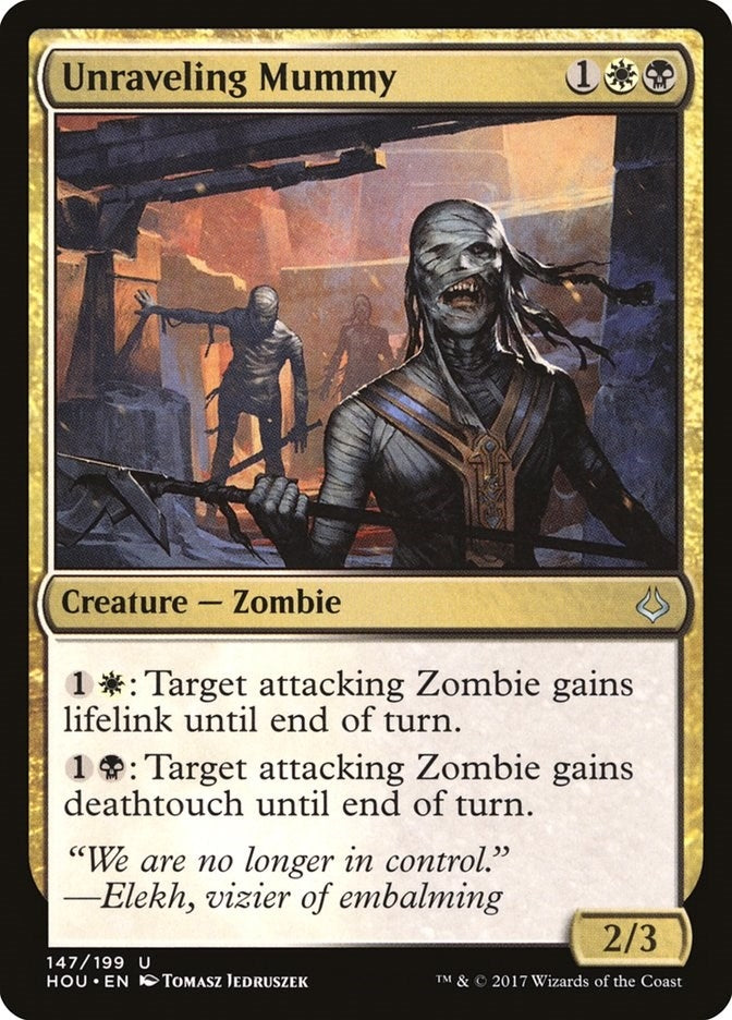 Unraveling Mummy (147) [HOU] - MTG Single