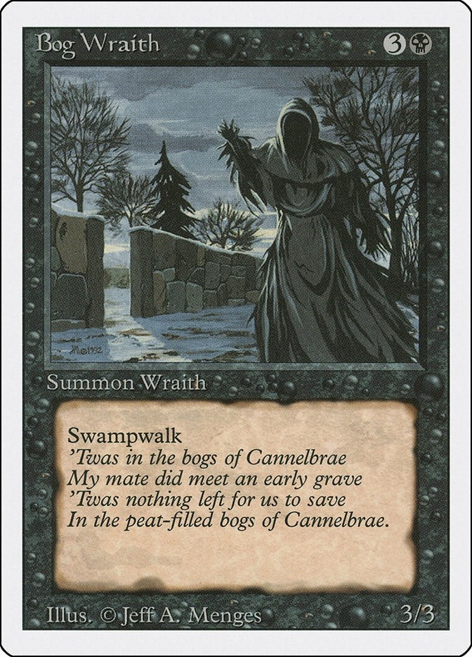 Bog Wraith [3ED] - MTG Single