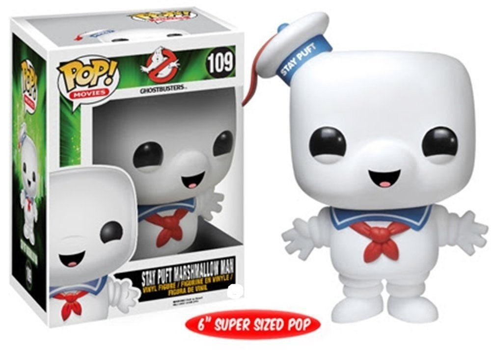 Ghostbusters: Stay Puft Marshmallow Man Super Sized 6’’ (109) [POP!] - Funko Sealed