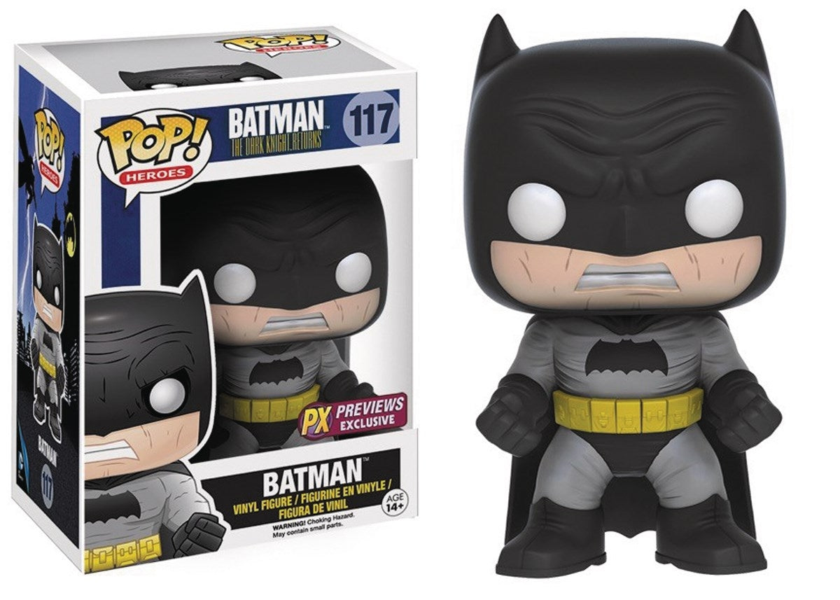 The Dark Knight Returns: Batman (Black Costume) (117) [POP!] - Funko Sealed