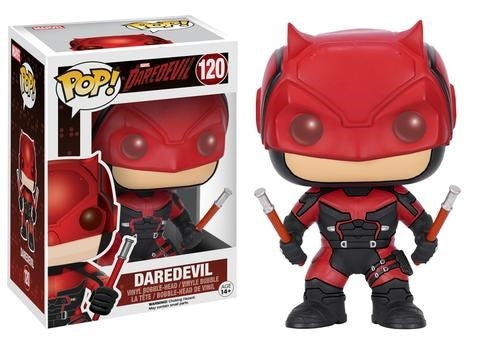 Daredevil (TV): Daredevil (Red Suit Version) (Bobble-Head) (120) [POP!] - Funko Sealed