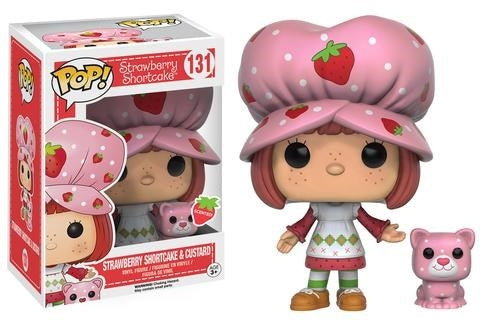 Strawberry Shortcake: Strawberry Shortcake and Custard (131) [POP!] - Funko Sealed