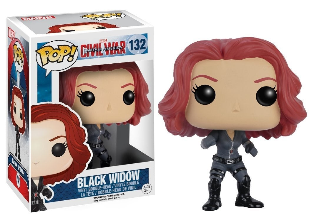 Captain America: Civil War: Black Widow (Bobble-Head) (132) [POP!] - Funko Sealed