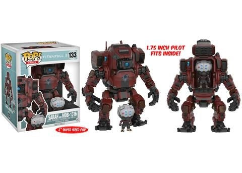 Titanfall 2: Sarah and 6’’ Mob-1316 Super Sized 6’’ (133) [POP!] - Funko Sealed