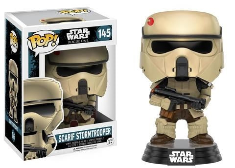 Star Wars: Scarif Stormtrooper (Shoretrooper) (Bobble-Head) (145) [POP!] - Funko Sealed